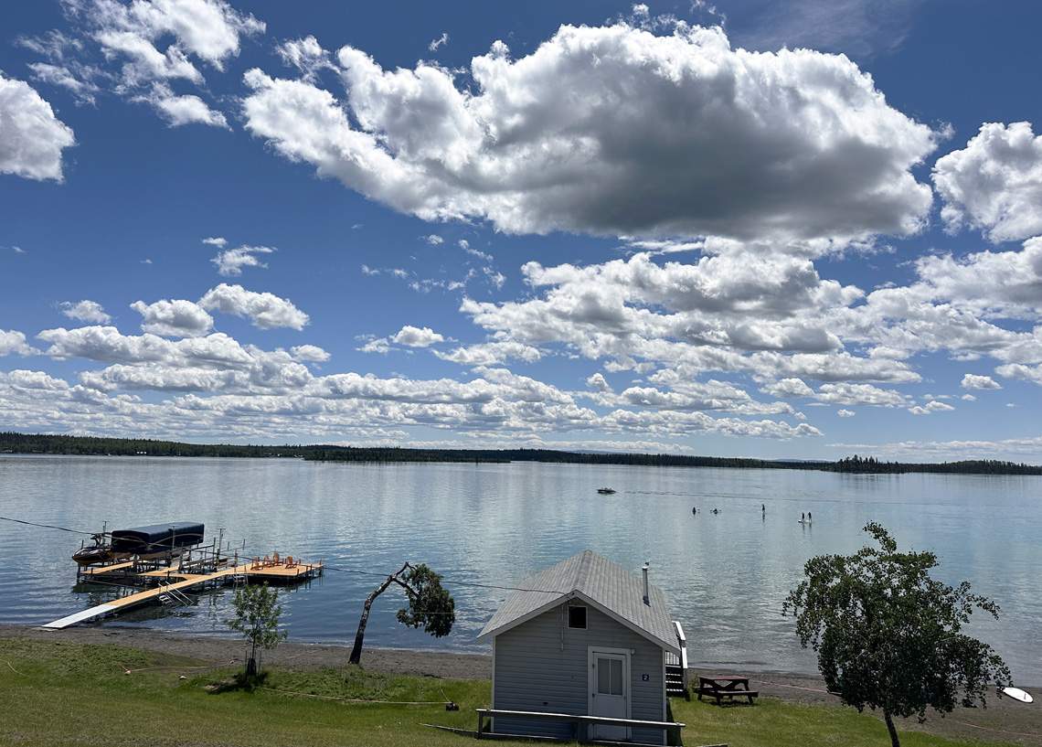 Cabin waterfront.