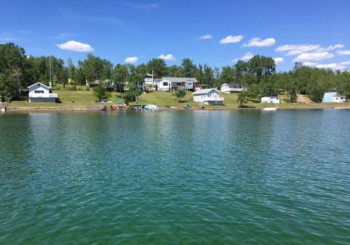 Campground waterfront.
